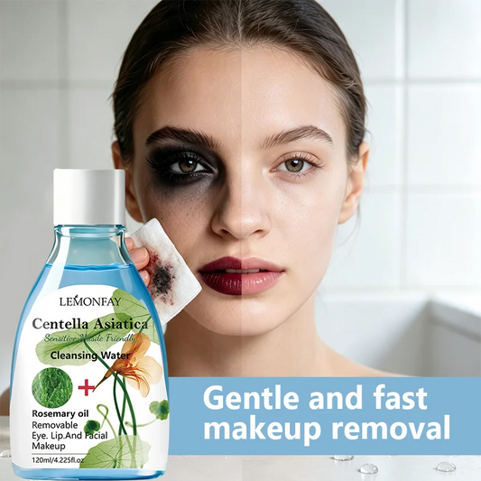Eau Micellaire Centella & Romarin – Démaquillant Doux Visage, Yeux & Lèvres | 120ml