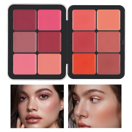 Palette Blush Matte 12 Teintes | Waterproof, Longue Tenue & Fini Naturel