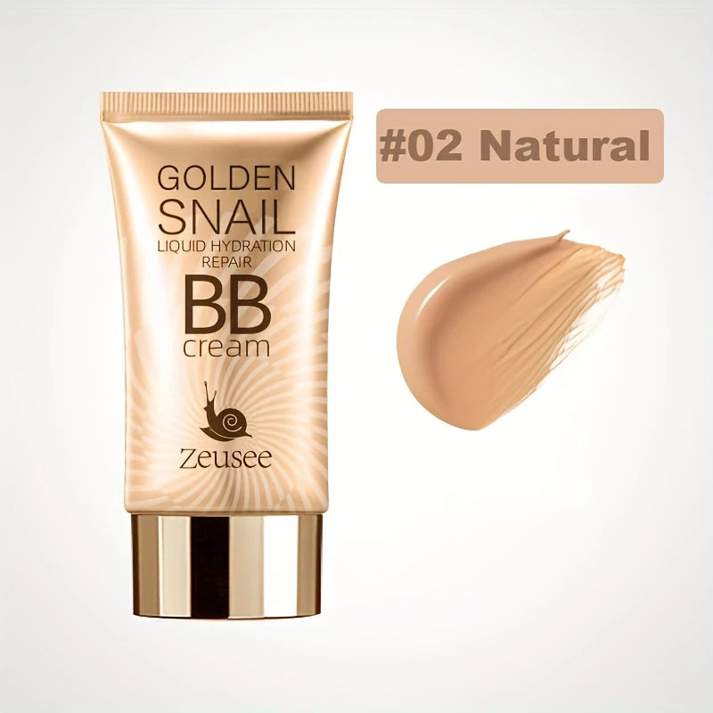BB Cream Fond de Teint & Primer 3-en-1 – Couvrance Totale, Hydratant & Waterproof