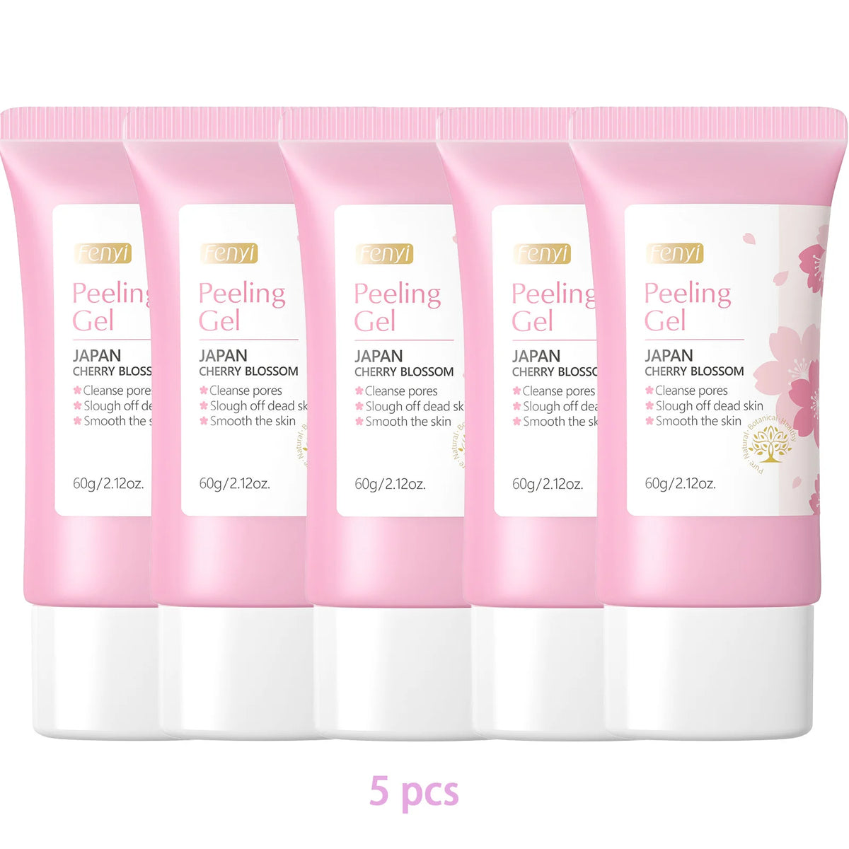 Gel Exfoliant Sakura FENYI – Fleur de Cerisier, Éclat & Pores Affinés | Soin Visage 60g