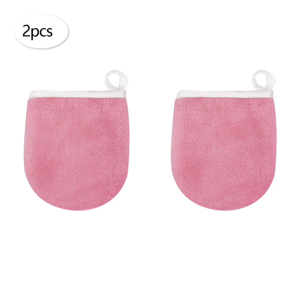 Gants & Carrés Démaquillants Réutilisables – Lot de 2, 4 ou 6 – Tous Types de Peau
