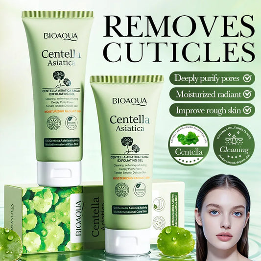 BIOAQUA Asiatic Centella Facial Exfoliating Gel Remove Dead Skin Moisturizing Anti-Aging Face Exfoliator Facial Exfoliate Cream