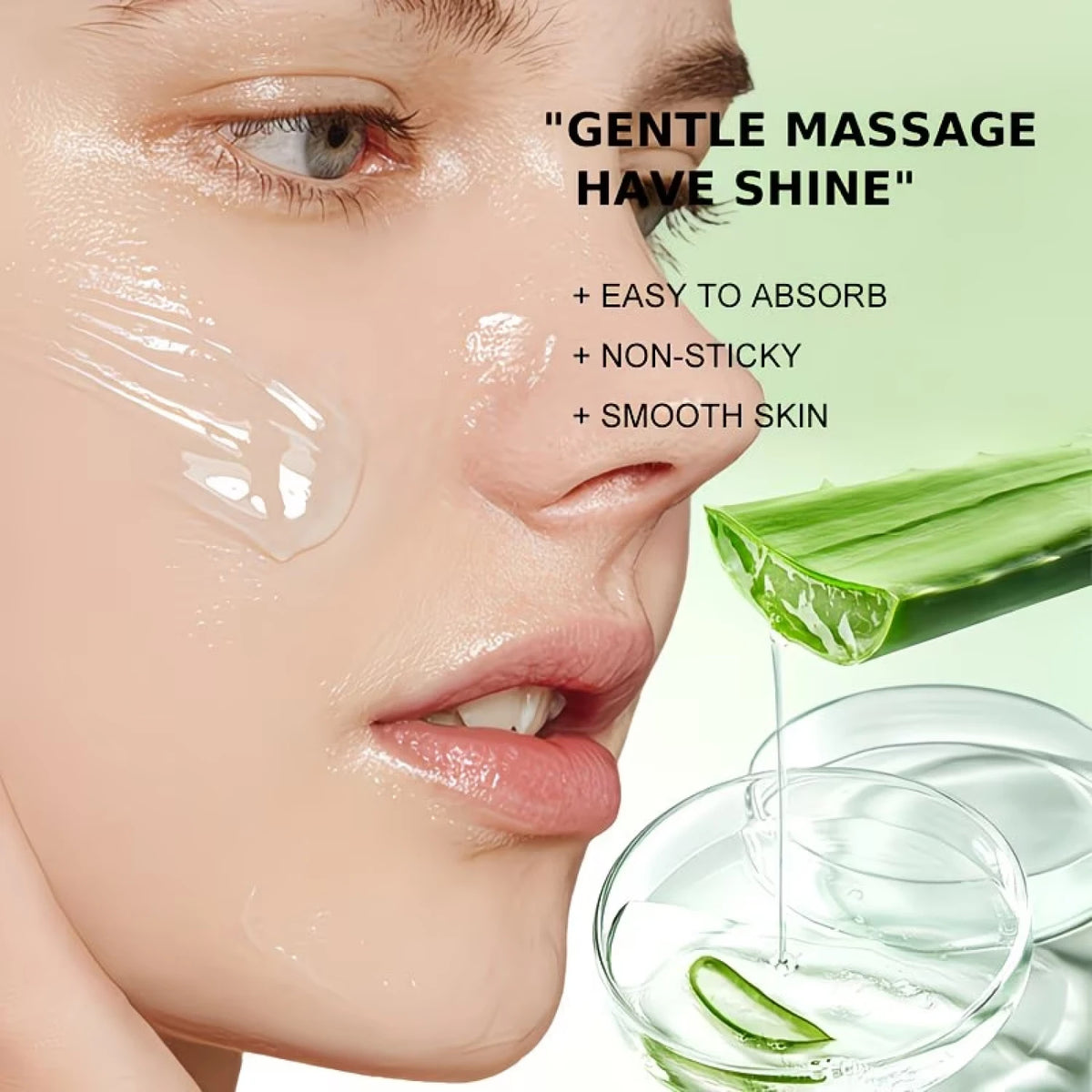 Aloe Vera Gel with Hyaluronic Acid – Intense Hydration & Cooling Effect
