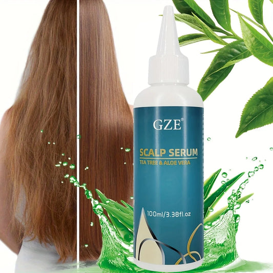 Sérum Cuir Chevelu Thé Vert & Aloe Vera – Anti-Pellicules & Hydratant | 100ml