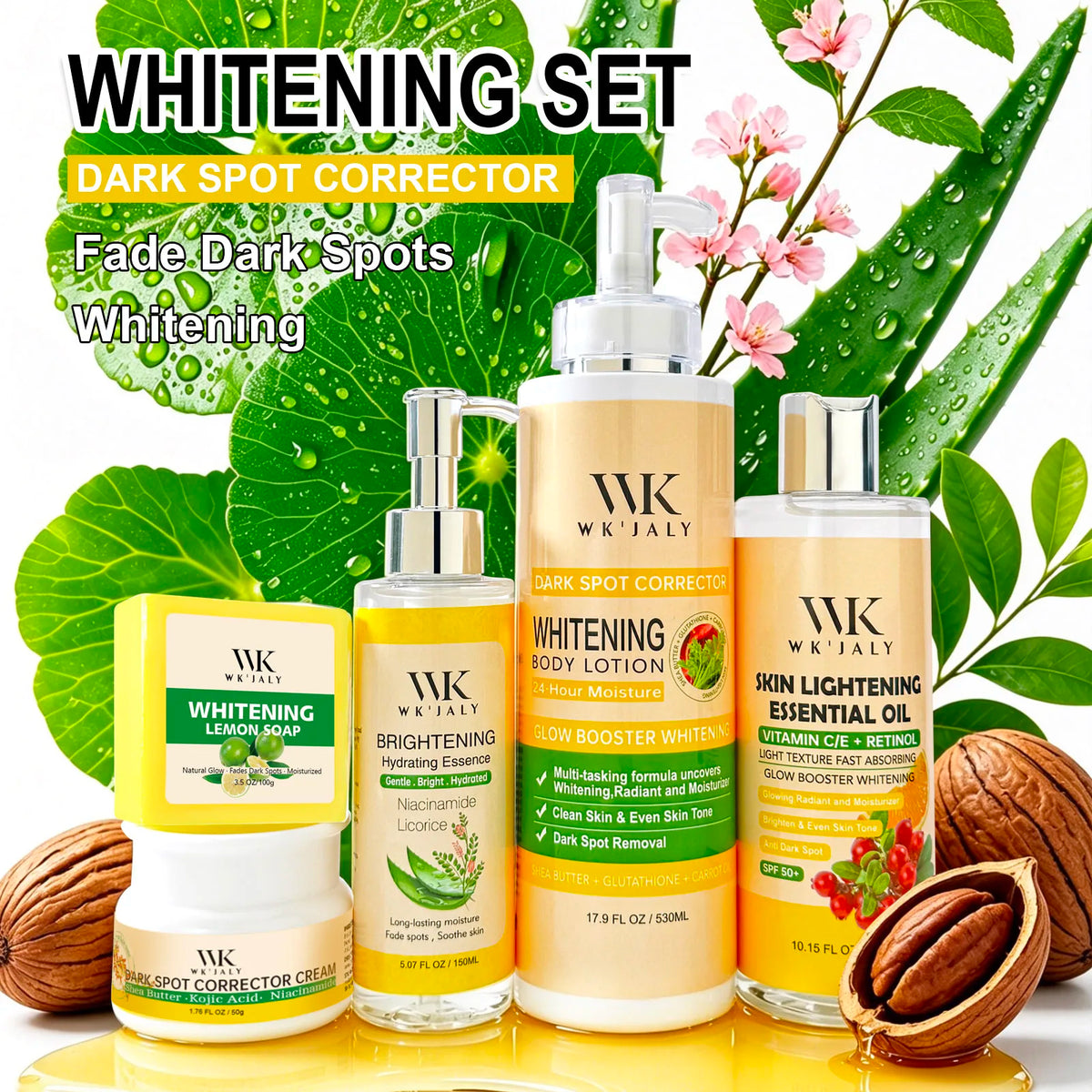 WK JALY Radiance Skincare Set – Complete Anti-Spot & Brightening Treatment