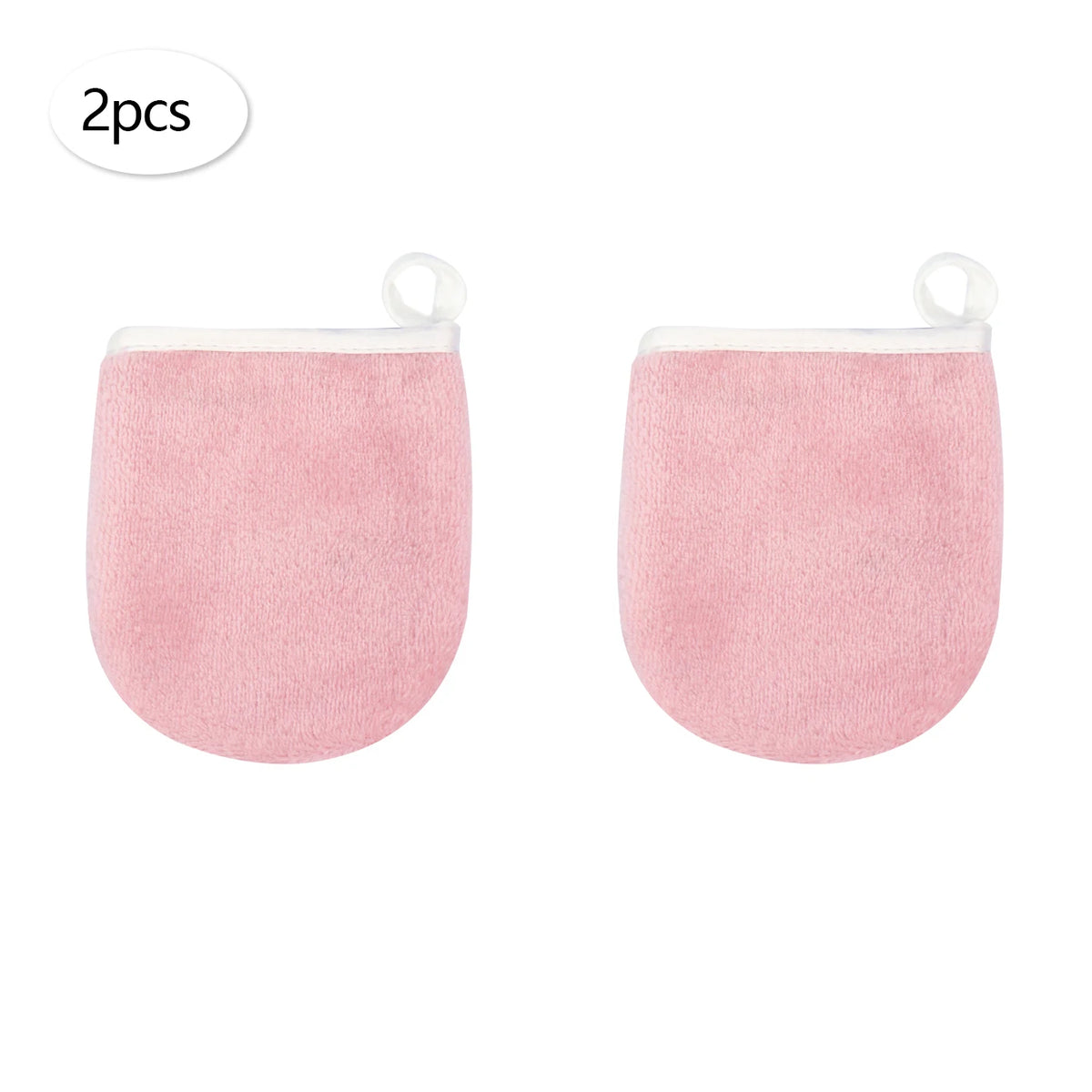 Gants & Carrés Démaquillants Réutilisables – Lot de 2, 4 ou 6 – Tous Types de Peau