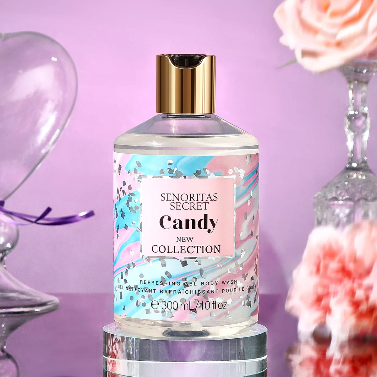 Women's Shower Gel 300ml, Fragrance Shower Gel, Velvet Petals, Water Kiss, Long-lasting Fragrance, Perfumed Shower Gel