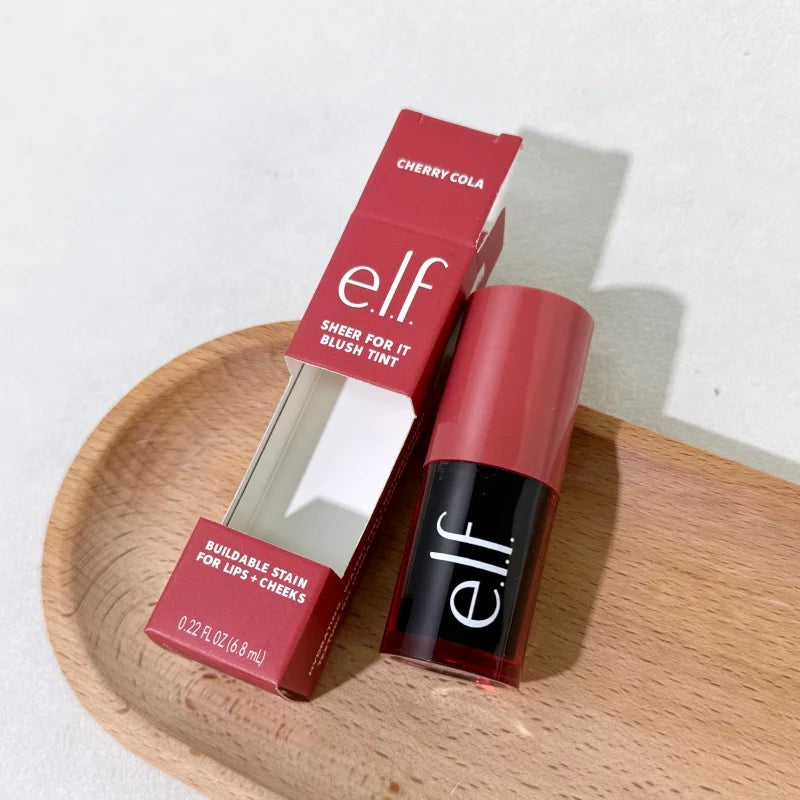 Hot ELF Skincare Products Pre Makeup Gel Gel Green Primer 75ml Natural Non Greasy Lip and Cheek Dual-use Liquid Powder Blusher