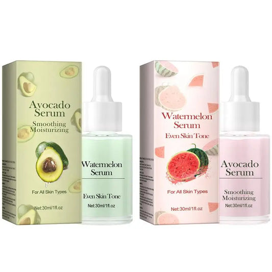 Sérum Visage Avocat & Pastèque – Essence Raffermissante Anti-Âge