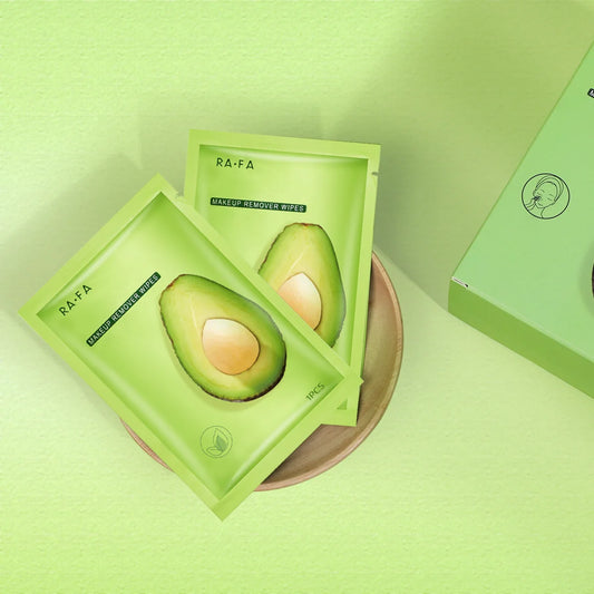 Lingettes Démaquillantes à l'Avocat – Démaquillage Doux & Nettoyage Profond | Lot de 1/2/3 boîtes