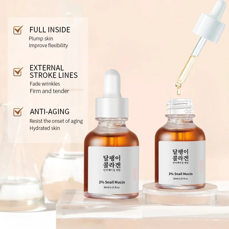 Sérum Visage Collagène Coréen – Anti-Rides, Raffermissant & Lissant