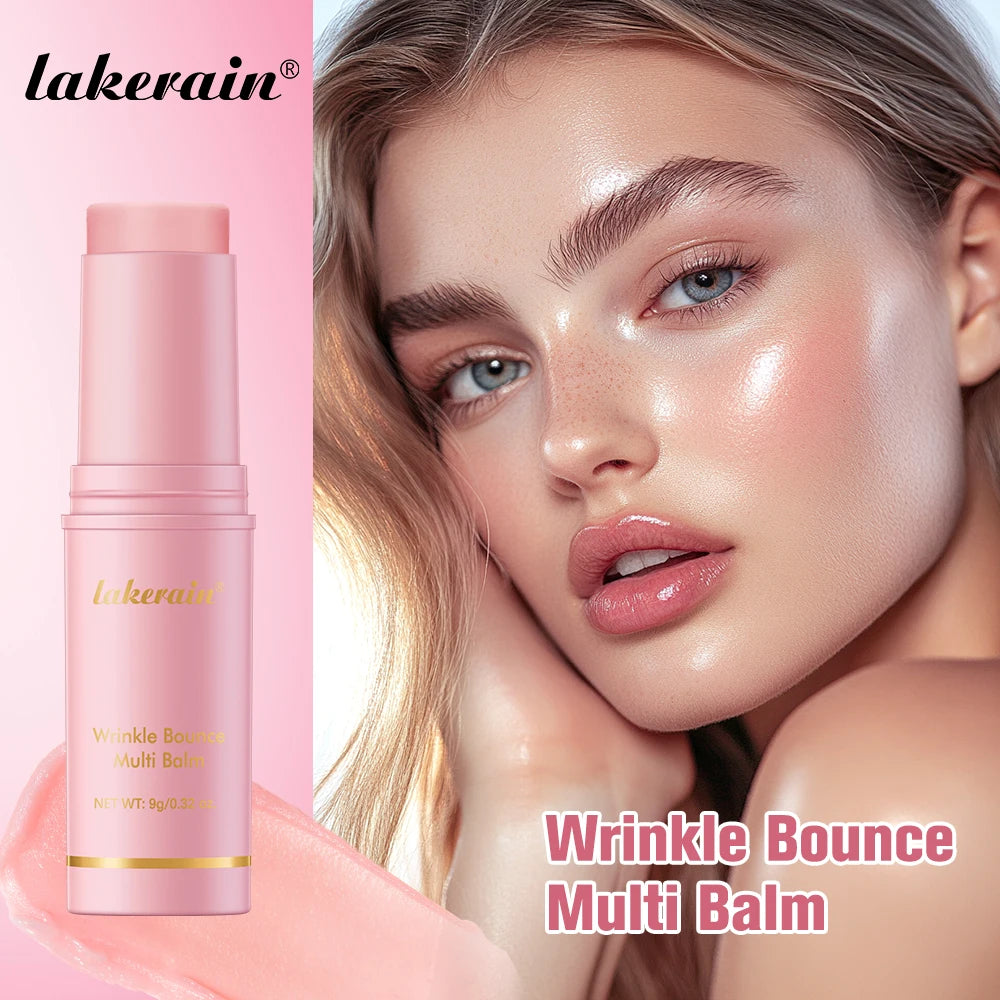 Stick Baume Rose Hydratant Multi-Usage – Anti-Rides, Éclat & Base Maquillage | Lakerain