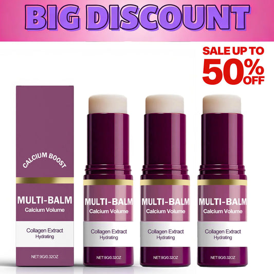 Stick Baume Multi-Usage Calcium & Collagène – Hydratant, Raffermissant & Base Maquillage