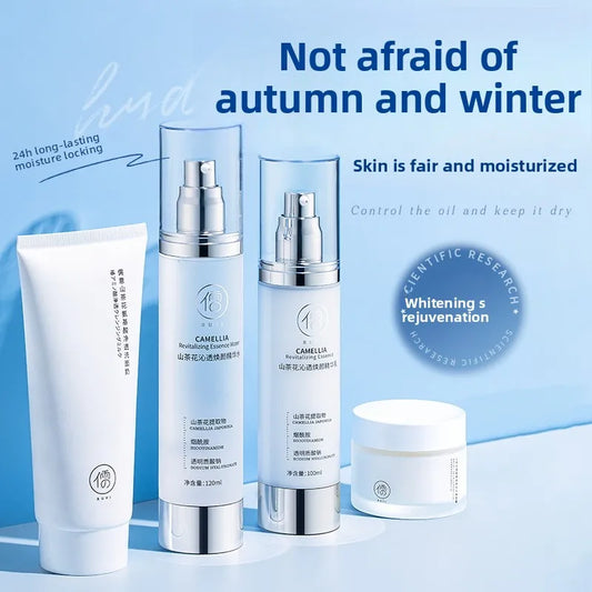 Coffret Soin Visage Peaux Sensibles RUYI – Lotion Camélia & Crème Hydratante