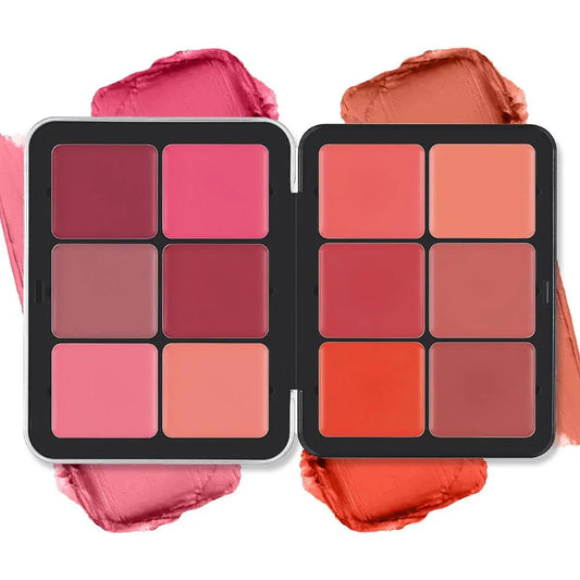 Palette Blush Matte 12 Teintes | Waterproof, Longue Tenue & Fini Naturel