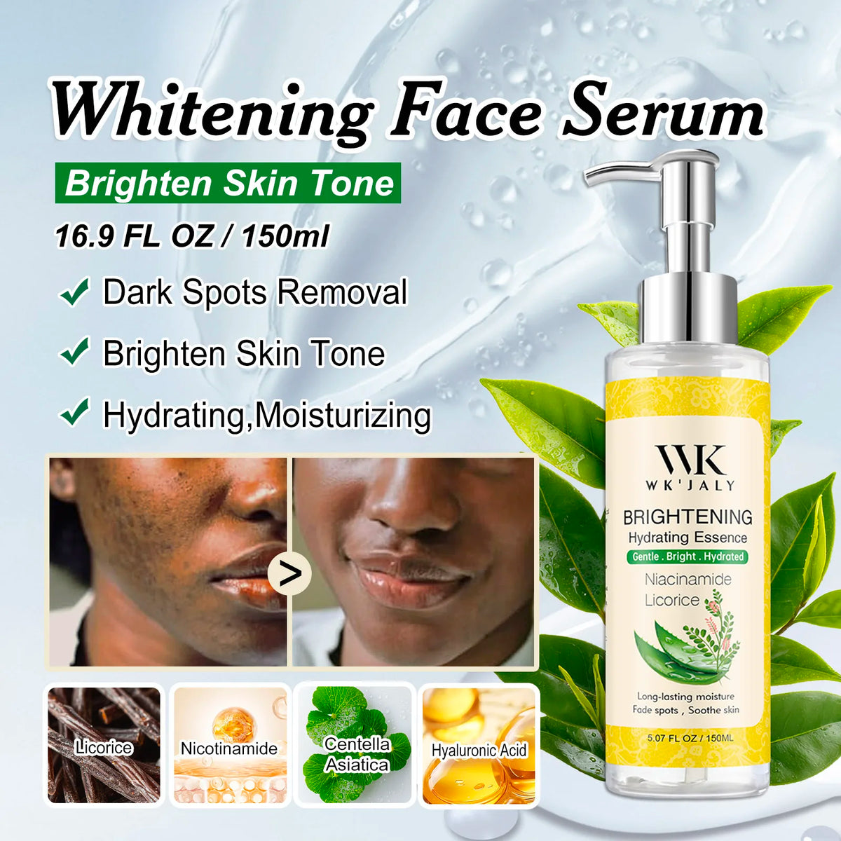 WK JALY Radiance Skincare Set – Complete Anti-Spot & Brightening Treatment