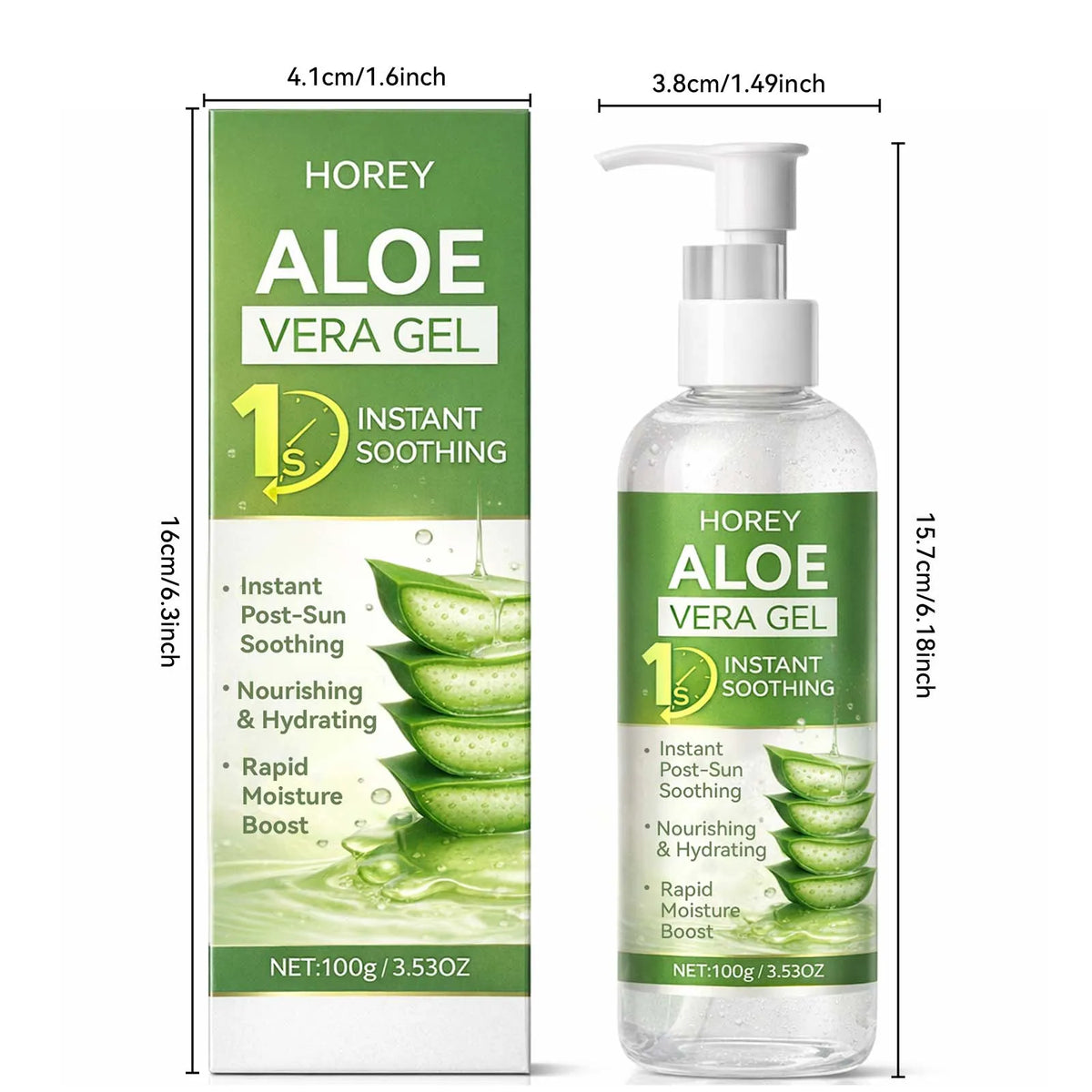 Gel Apaisant à l'Aloe Vera – Hydratation Visage & Corps 100g