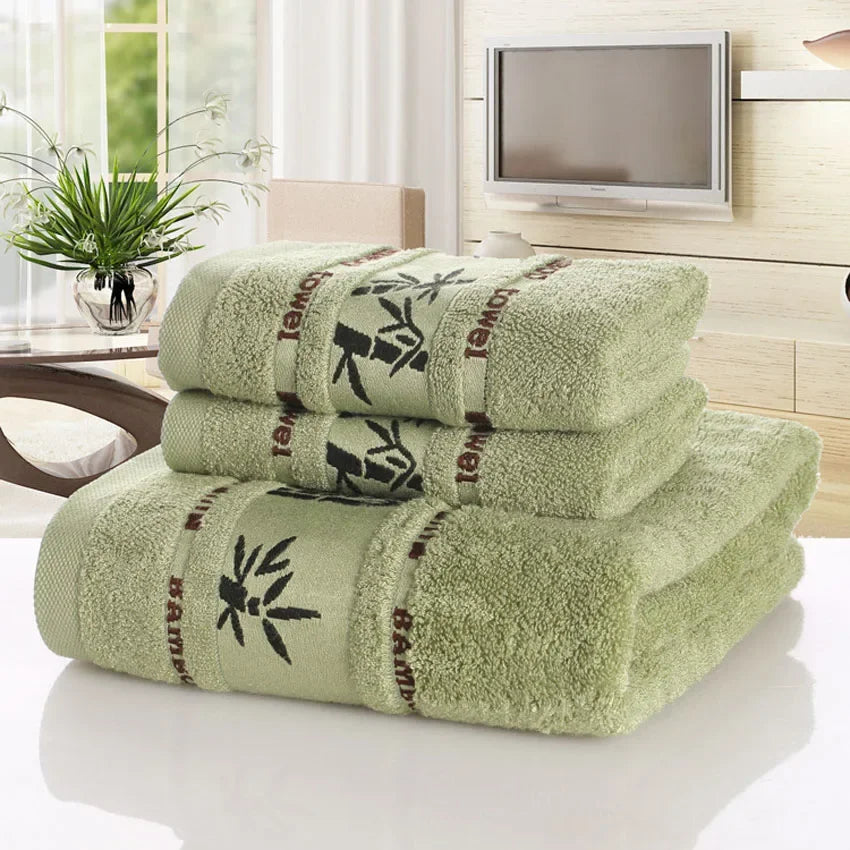Bamboo Fiber Bath Towels – Luxury Absorbent & Quick-Dry Set