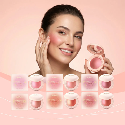 Blush Hydratant Multi-Teintes Zephoco | Fini Lumineux & Soyeux