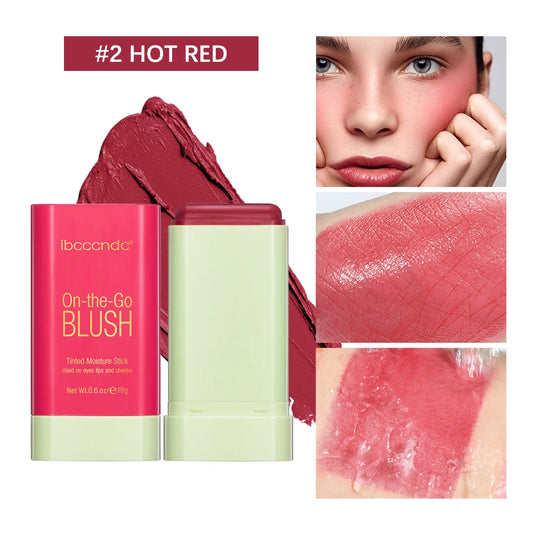 Blush Stick Crème Multi-Usage 19g — Joues, Lèvres & Yeux | Waterproof Longue Durée