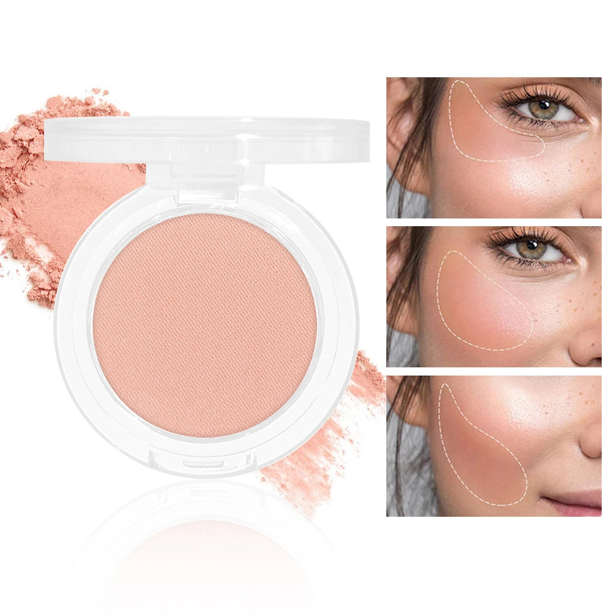 Blush Quotidien Mono-Couleur — Reflet Viné Subtil, Paillettes Fines & Palette Naturelle
