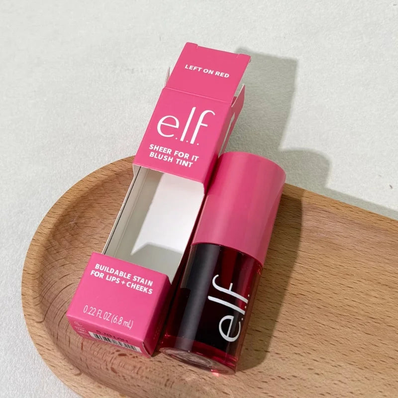 Hot ELF Skincare Products Pre Makeup Gel Gel Green Primer 75ml Natural Non Greasy Lip and Cheek Dual-use Liquid Powder Blusher