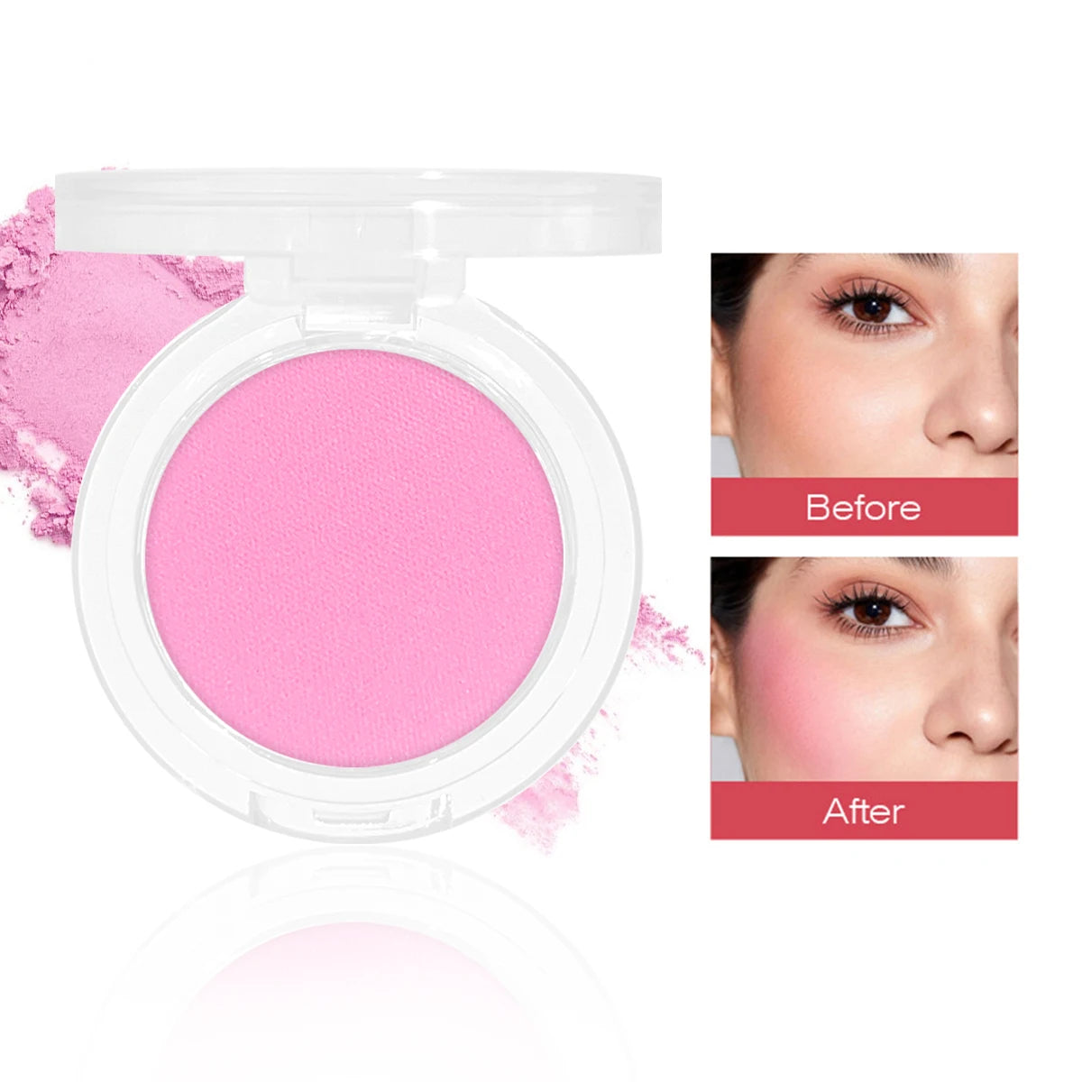Blush Quotidien Mono-Couleur — Reflet Viné Subtil, Paillettes Fines & Palette Naturelle