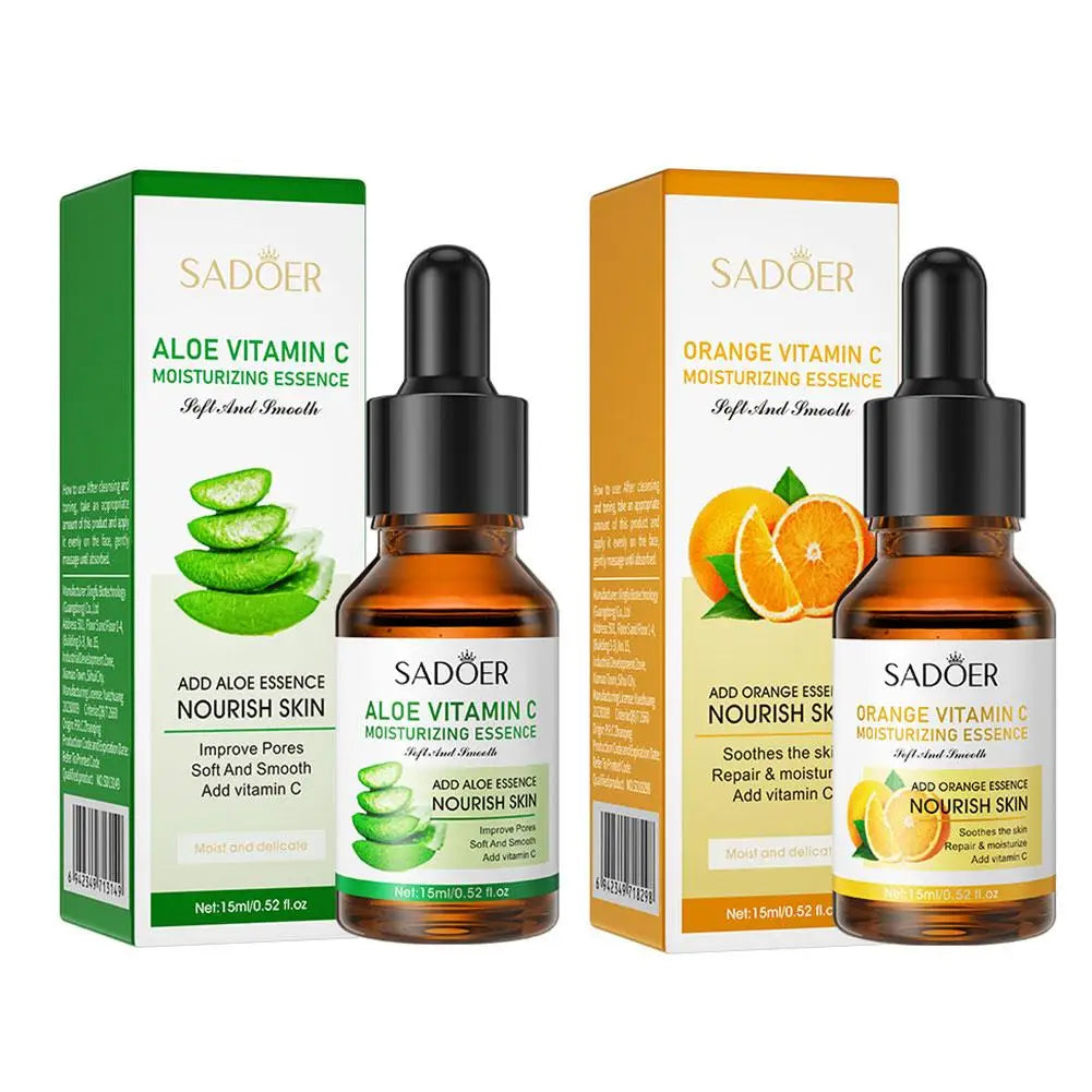 Sérum Visage Aloe Vera & Vitamine C — Hydratant, Éclat & Anti-Âge