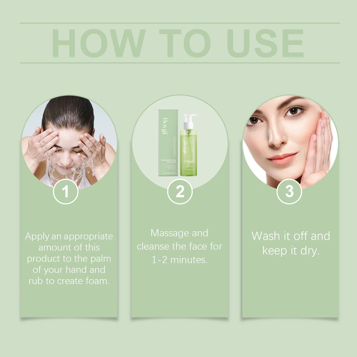 Gel Nettoyant Visage Aloe Vera & Acide Hyaluronique – Démaquillant & Pores Resserrés | 100ml
