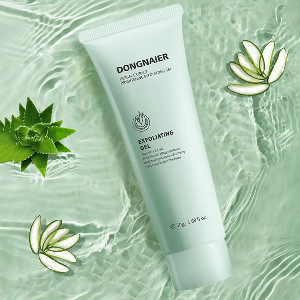 Gel Exfoliant aux Herbes – Éclat, Lissant & Hydratant | Soin Visage 50g