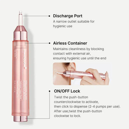 Medicube Sérum Booster Éclat au Collagène 15ml – Texture Lisse, Absorption Rapide, Hydratation Intense – Skincare Coréenne