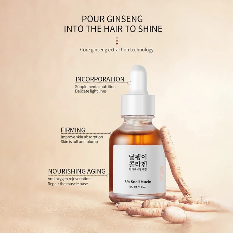 Sérum Visage Collagène Coréen – Anti-Rides, Raffermissant & Lissant