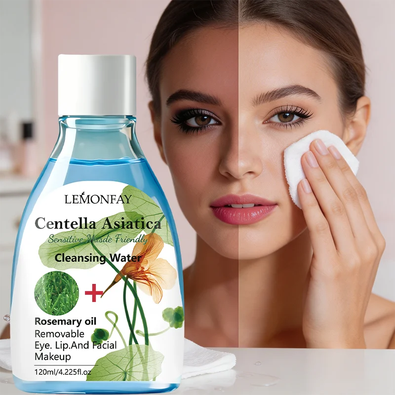 Eau Micellaire Centella & Romarin – Démaquillant Doux Visage, Yeux & Lèvres | 120ml