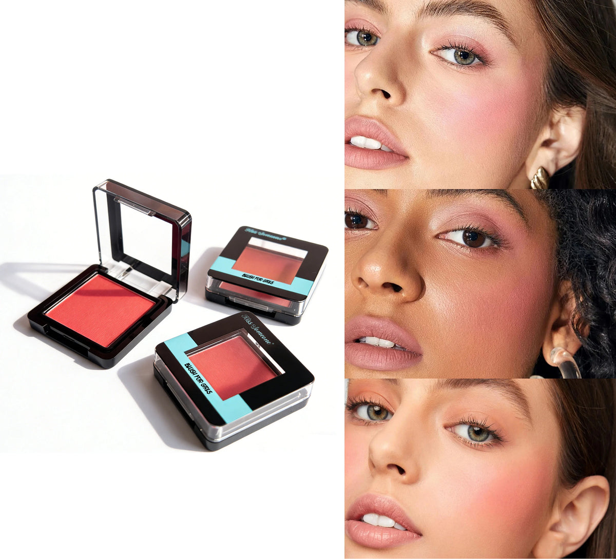 Palette Blush Matte – 6 Teintes | Vegan & Cruelty-Free | Longue Tenue