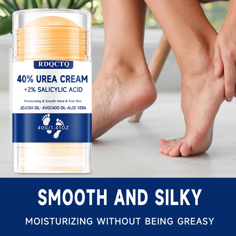 40% Urea 2% Salicylic Acid Foot Cream - Intensive Moisturizing Cracked Heels Dry Skin Callus Remover Softening Repair Hand Cream