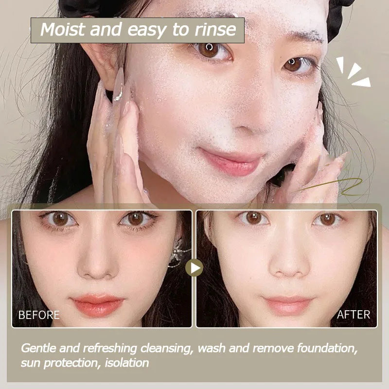 Facial Cleanser Cleaning Oil Gentle Facial Makeup Remover Non Irritating Face Cleansing Water Oil-Control Cleansing Nose Pores