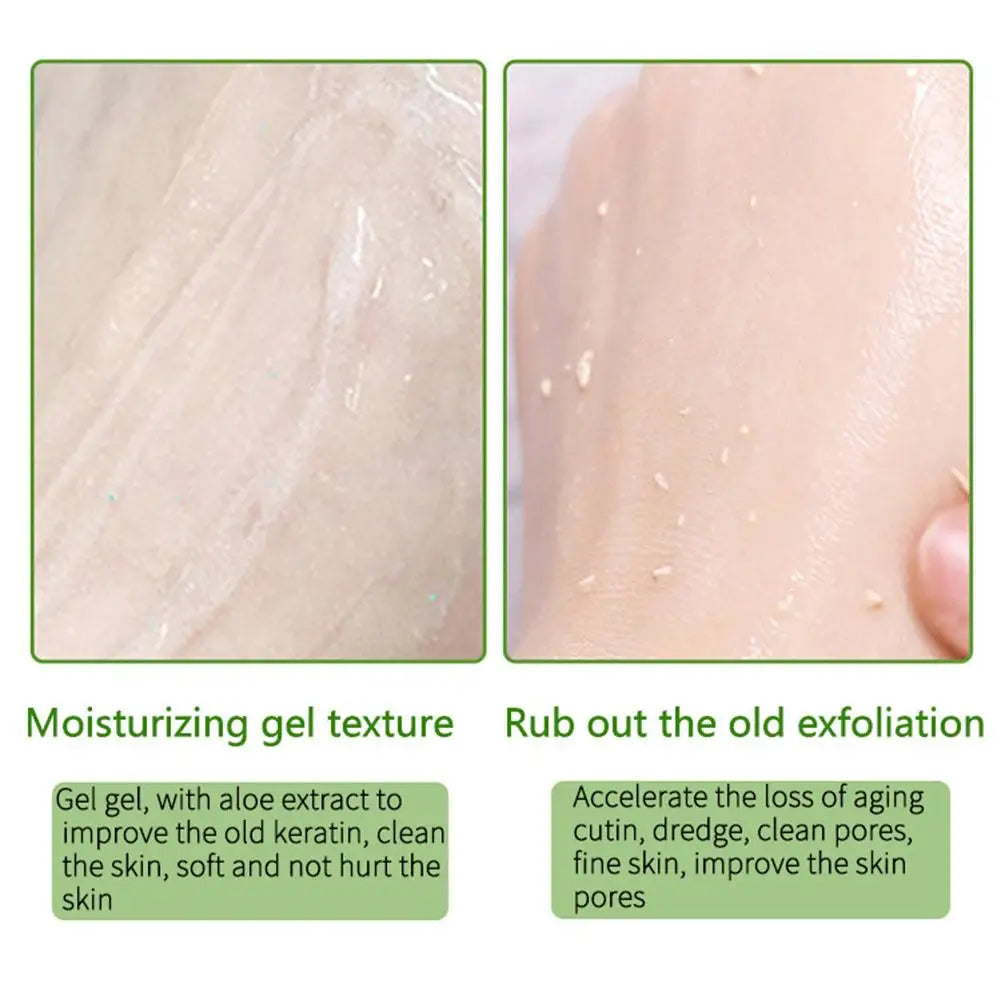 Gel Exfoliant aux Herbes – Éclat, Lissant & Hydratant | Soin Visage 50g