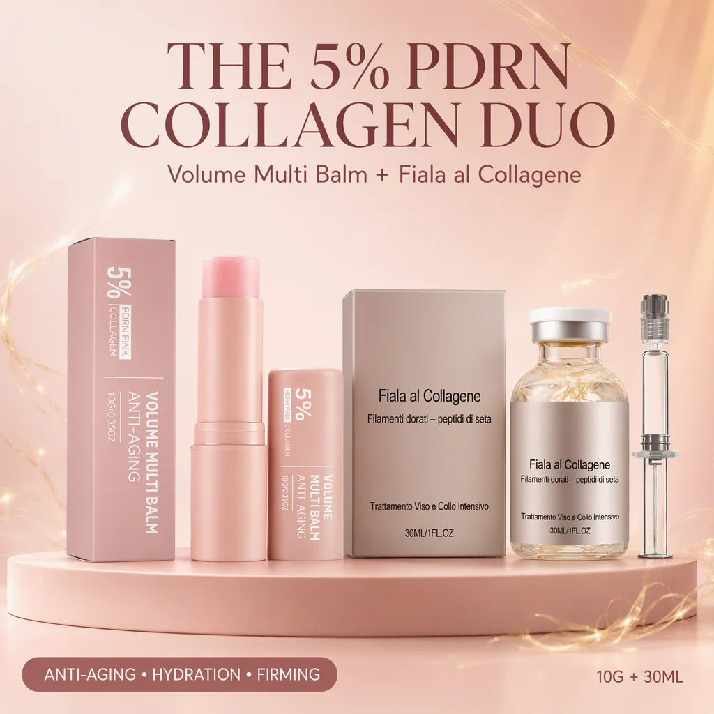 Coffret Sérum Hydratant & Stick Collagène Soie – Anti-Rides, Raffermissant, Hydratation Profonde