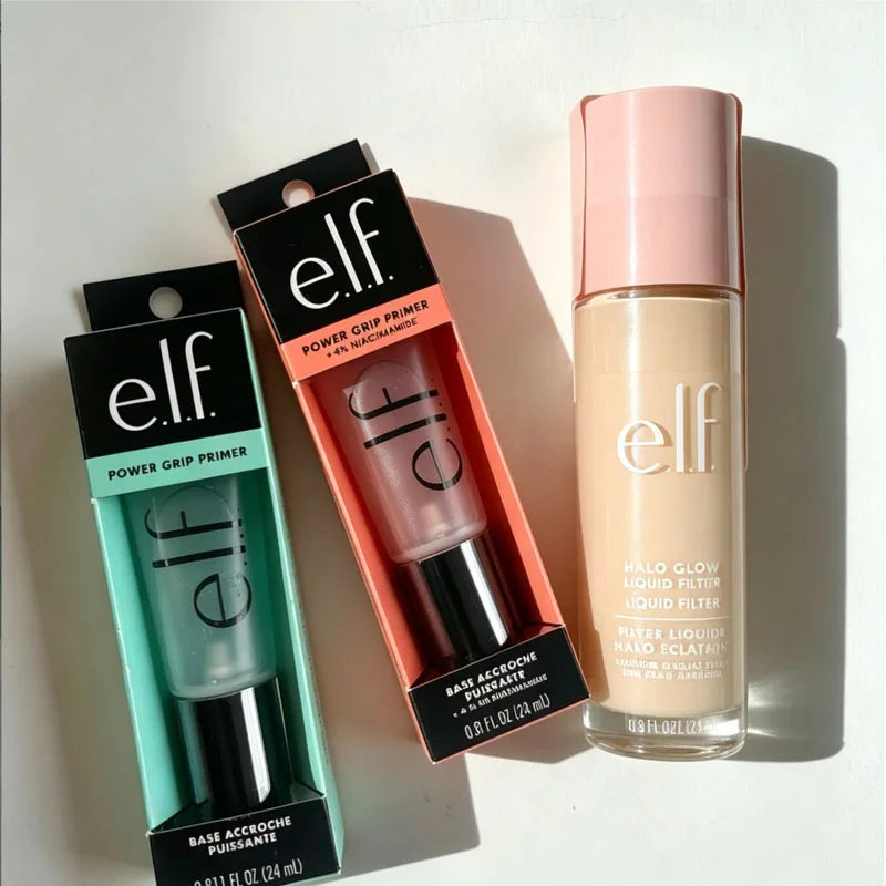 Elf Makeup Base Gel Primer 24ml Lasting Moisturizing Hydrating Lightweight Makeup CHEEKY LYCHEE Liquid Blusher Facial Cosmetics