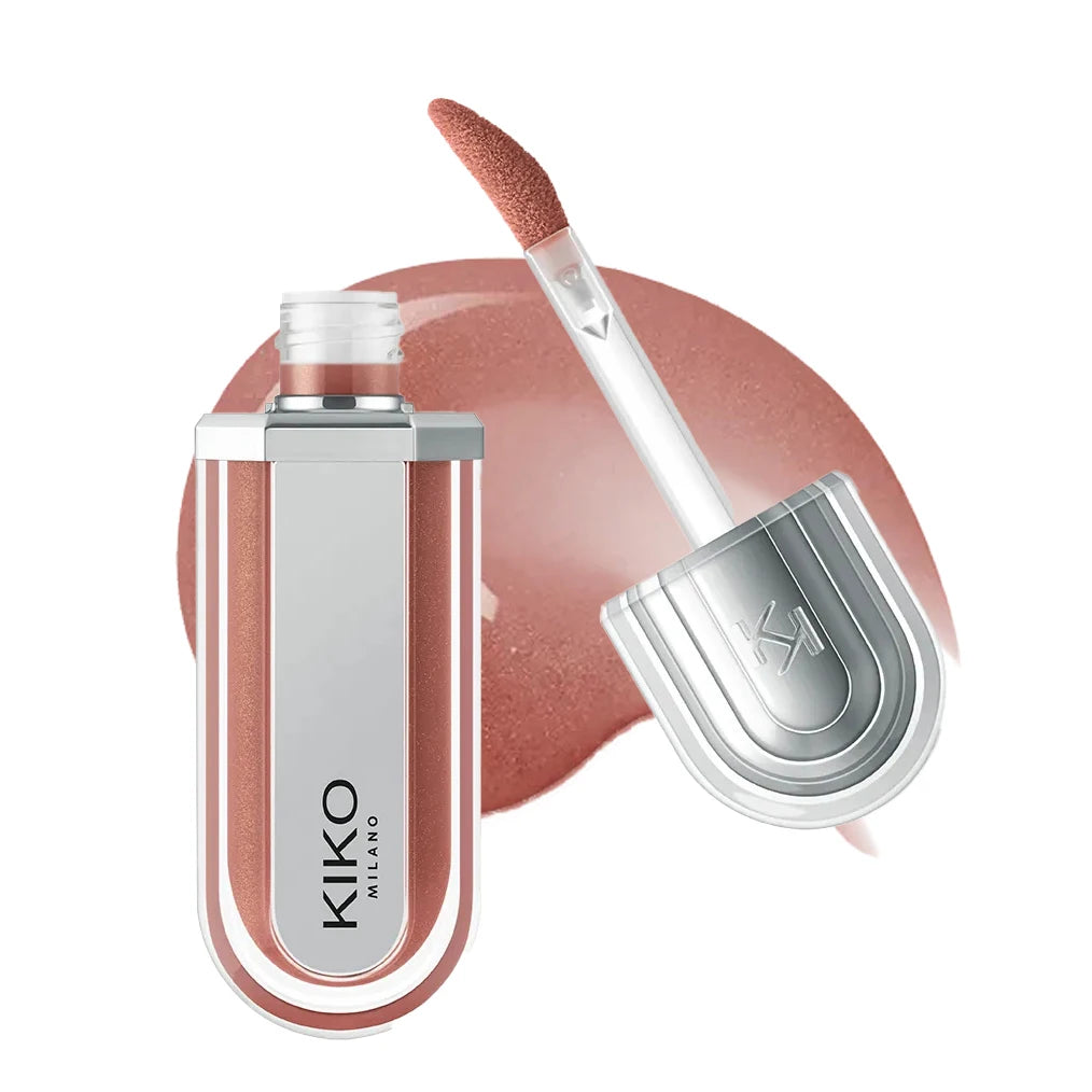 KIKO Milano 3D Ginger Gloss Lèvres Repulpant – Effet Miroir, Volume & Longue Tenue
