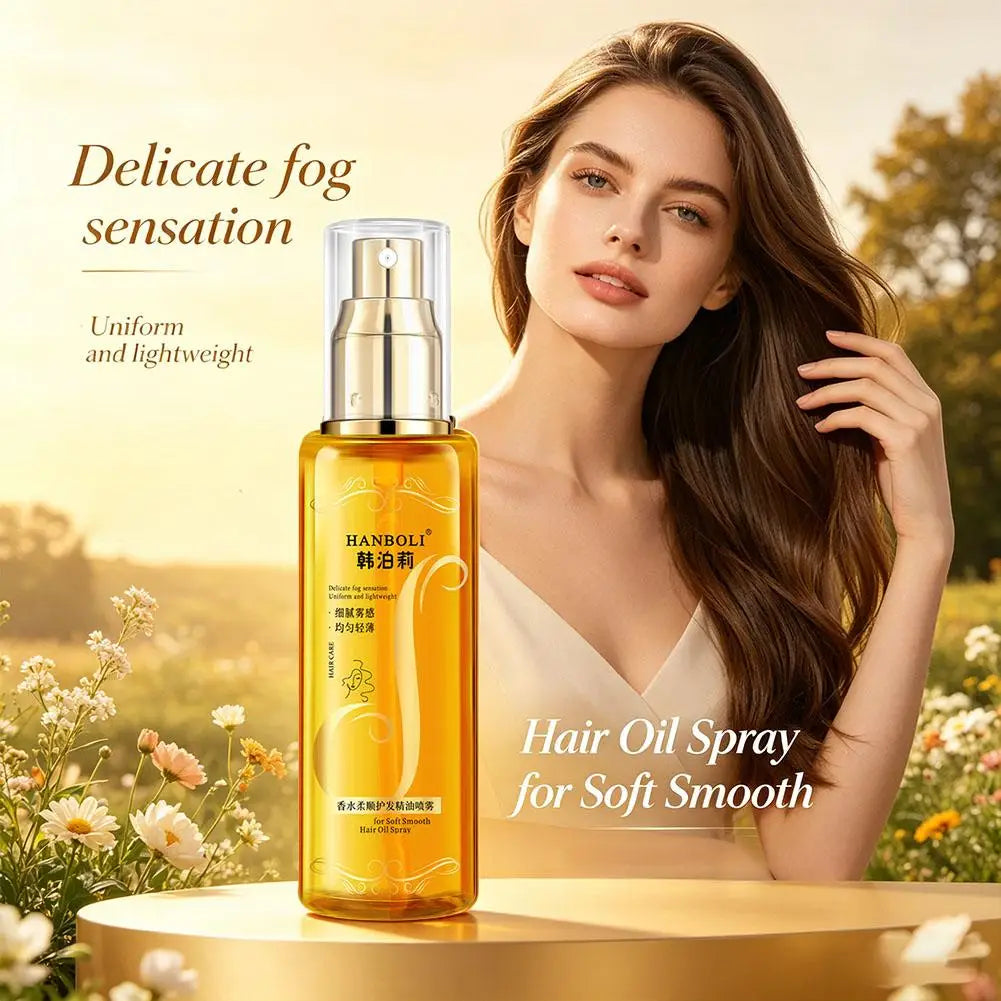 Huile Capillaire en Spray – Soin Nourrissant & Anti-Frisottis 100ml