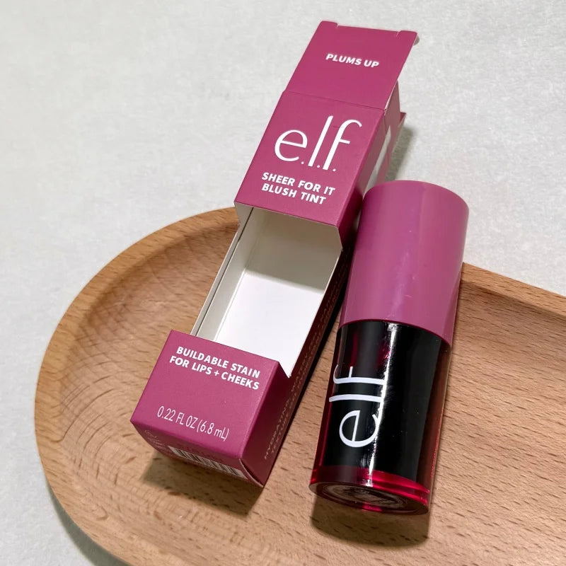 Hot ELF Skincare Products Pre Makeup Gel Gel Green Primer 75ml Natural Non Greasy Lip and Cheek Dual-use Liquid Powder Blusher