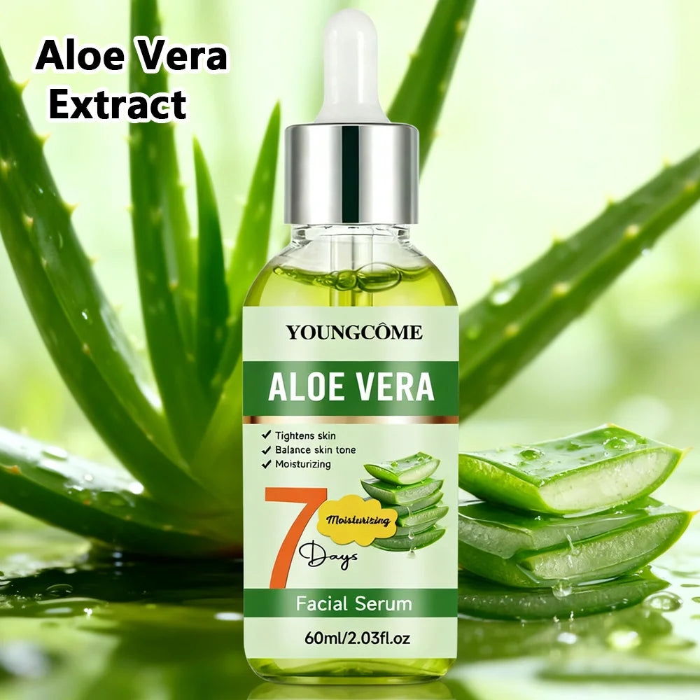 Sérum Visage à l'Aloe Vera – Hydratant, Apaisant & Raffermissant | YOUNGCOME
