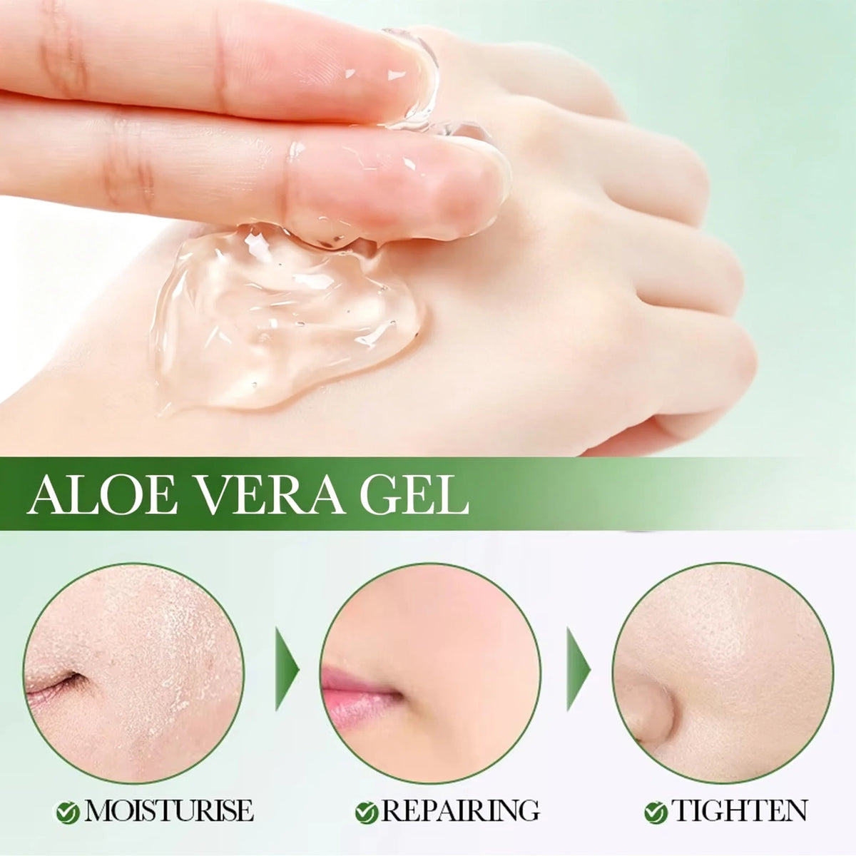 Gel Apaisant à l'Aloe Vera – Hydratation Visage & Corps 100g