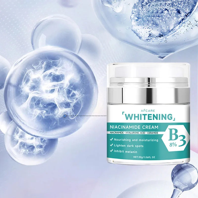 Crème Visage Niacinamide AFCARE | Éclatante, Hydratante & Unifiante | Certifiée CPNP