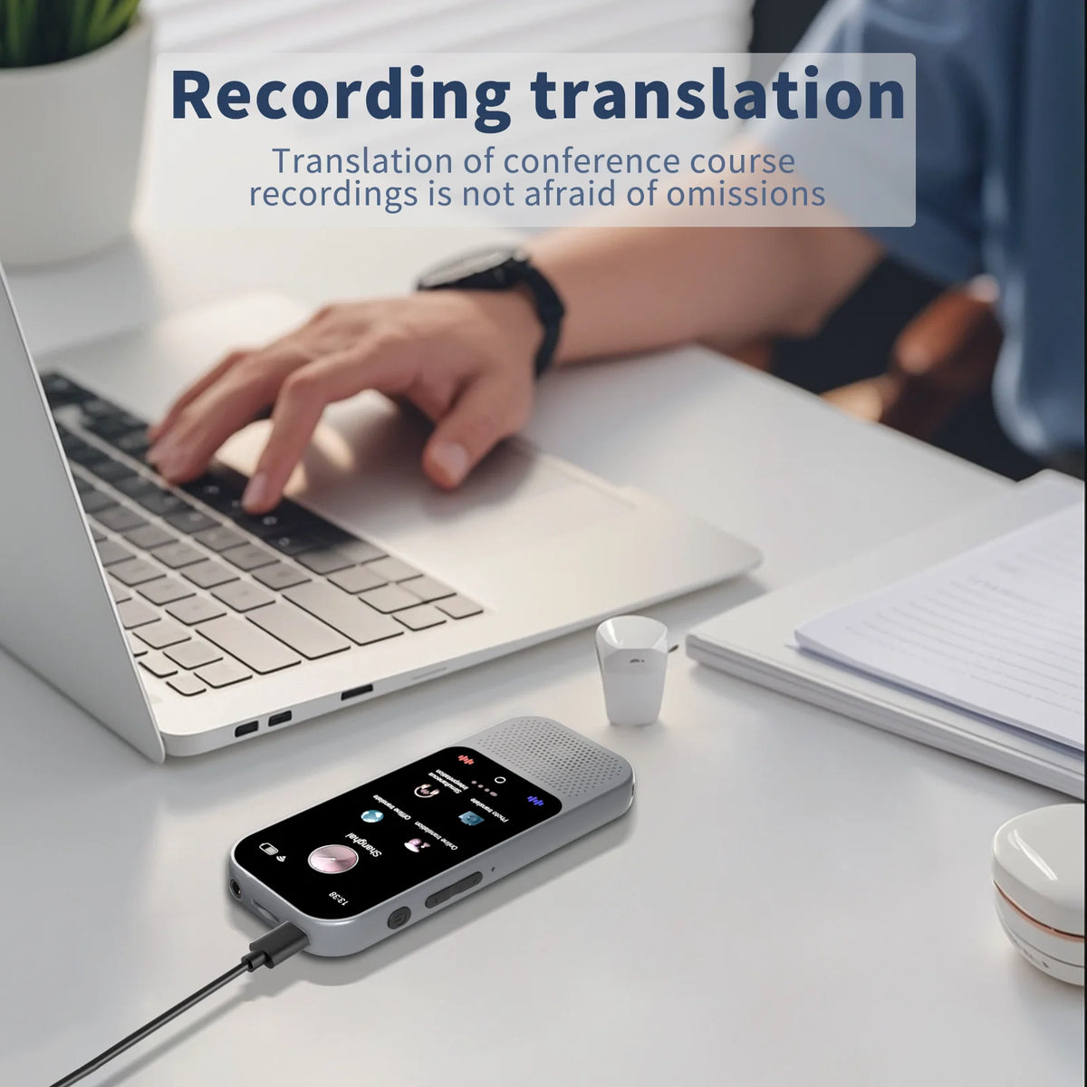 Traducteur Vocal IA MOIDYOU S80 Pro – 138 Langues, ChatGPT, Écran Tactile | Voyage & Business