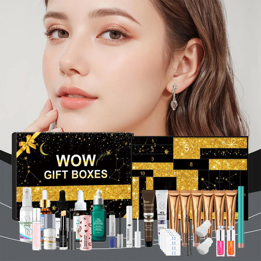 Coffret Soin Visage Hydratant 24 Pièces – Routine Beauté Complète pour Femme