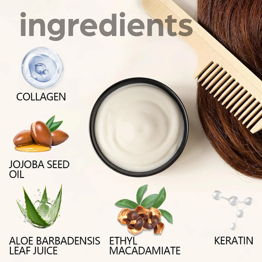 Masque Capillaire Argan & Aloe Vera – Réparateur, Lissant & Hydratant | 100g