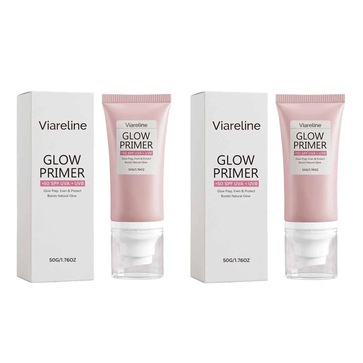 Glow Hydrating Primer 2-In-1 Sunscreen Primer Blur Pores Even Skin Tone Dry Skin Makeup Base Lasting Flawless Pre Makeup Cream