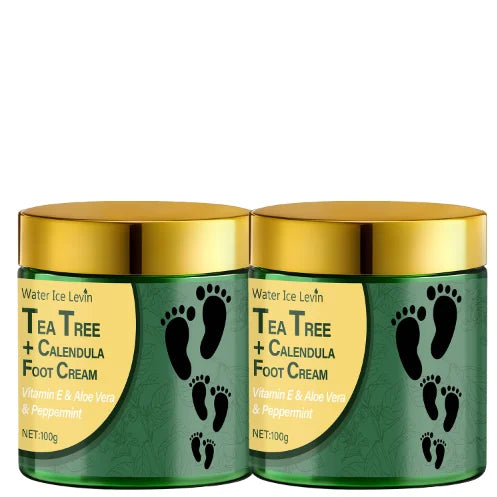 Crème Pieds Hydratante Tea Tree & Calendula – Vitamine E & Aloe Vera 100g